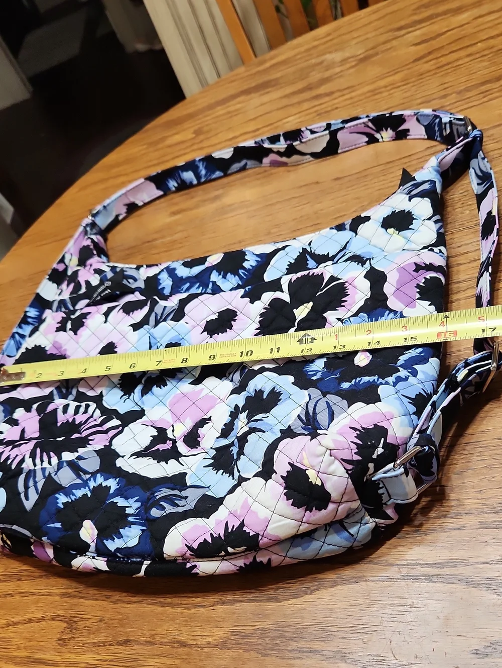 Vera Bradley Plum Pansies Versatile Bag/Backpack